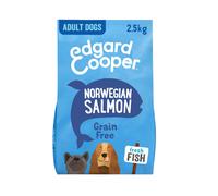 Edgard & Cooper, pienso sin cereales con salmón fresco para perros adultos - Saco de 2.5 Kg