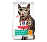 Hills Science Plan Adult Perfect Weight alimento seco gato sabor pollo - Saco de 2,5 Kg