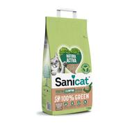 2.5 KG 2.5 kg Sanicat Natura Activa 100% Green Arena Vegetal para gatos