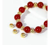 2,5 mm-6 mm, afstandskralen voor het maken van sieraden, 18-karaats gouden afstandskralen voor, metalen scheidingskralen, luxe sieradenaccessoires - 18-karaats verguld - a - 3,0 m