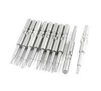 2,5 mm x 60 mm Torx Imán cabeza destornillador eléctrico Conductor Bits 10 pcs