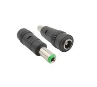 2/5 piezas 5. X 2,1 a 6,3 .0 mm conector de alimentación CC macho a hembra. * A Cabezal de conversión del adaptador de 0,1 mm(2Pcs)