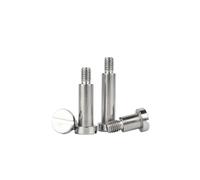 2/5 piezas M2 .5 M3 M4 304 de acero inoxidable con tapón ranurado, eje posicionado, tornillo paso, límite, perno cojinete GB830(D4x16xM3-5pcs)