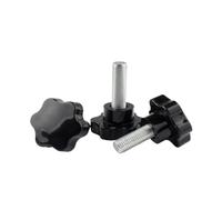 2-5 piezas M3, M4, M5, M6, M8, M10, M12 *Perillas giratorias en forma de estrella de 10 mm a 80 mm(X50mm,M8 2pcs)