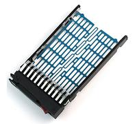 2,5-pulgadas Foxnovo SATA HDD Caddy disco duro y ranuras para HP Proliant DL380 DL360 G6 DL360 DL580 DL585 DL785 G5 BL20p DL380 DL580 ML570 G4 DL385 G5p DL360 G4p (negro)