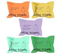 2/5 toallas de baño desechables, 140 x 70 cm, toalla compresa absorbente de secado rápido