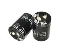 2/5 Uds 250V470UF 22 * 30 22 * 40MM condensadores electrolíticos de aluminio 250V470UF 22x3 0/35/40 25x2 5/30/35/40MM(22X50 5PCS)
