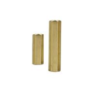 2-5 Uds Hex Hembra A M5 M6 Latón Separador Espaciador Perno Hexagonal Pilares Huecos(40mm,M5XL 5PCS)