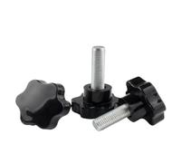 2-5 uds M3-M10 * 12mm a 60mm estrella ciruela baquelita apretar a mano perilla de tornillo de pulgar pernos de tornillo de apriete(X40mm,M4 5pcs)