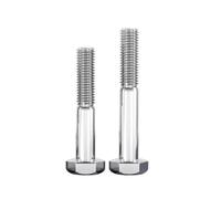 2/5 Uds M8 Tornillos De Cabeza Hexagonal Externa Con Media Rosca 8mm X 30 35 100 130 140 150 200mm Perno Dientes Acero Inoxidable 304(M8x50mm 5pcs)