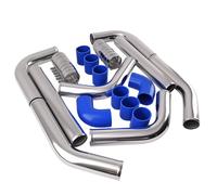 2.5" Universal Kit de Tubo Intercooler Turbo Tubería Aluminia Manguera Silicona