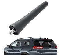 2.5 "Universal Top Antena de Techo Radio de Coche FM/Am Antena de Antena de Coche Corto Antena Decorativa Estilo de Metal Corto Látigo Tornillo Extensión de Antena de Coche para Radio de Coche