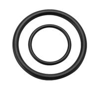 2.5 x 93 x 98 mm, Juntas tóricas de caucho FKM de, juntas tóricas de caucho fluorado, arandelas, color negro, 5 unidades