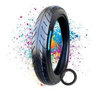 2.50-16 Front Dirt Bike Tire for Scooter | 2.50 16 Street Tire All Terrain Design 36J All-Round Anti-Skid Tread Coverage
