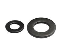2-50 piezas M1.6-M12 Negro 304 A2 Acero Inoxidable Arandela Plana Anillo de Junta Lisa(M12x37x3mm 2pcs)