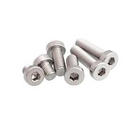 2-50 piezas M2 M2.5 M3 M4 M5 M6 M8 M10 M12 tornillo hexagonal de acero inoxidable con perfil delgado y bajo perfil corto y manguito hexagonal (5 mm, 25 piezas M3)