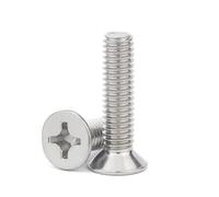 2/50 Uds 2#3#4 6 8 10 12# 5/32-32 1/4-20 5/16-18 3/8-16 tornillo de cabeza avellanada plana cruzada acero inoxidable(7l8,10pcs 10-24)