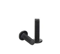 2/50 Uds CM M1.6 M2 .5 M3 M4 M5 M6 M8 negro 304 Acero inoxidable Cruz súper baja oblea plana tornillo de cabeza ultrafina(8mm,50pcs M2)