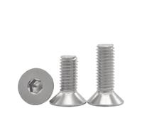 2-50 Uds DIN7991 M3 M4 M5 M6 M8 acero inoxidable SUS316 tornillo avellanado cabeza plana tornillo(18mm,M3 50pcs)