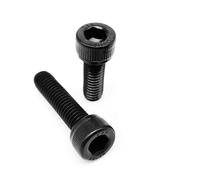2-50 Uds M1.6 M2 .5 M3 M4 M5 M6 M8 negro 304 Acero inoxidable DIN912 Allen hexágono cabeza hueca hexagonal tornillo(30mm,M2.5 50pcs)