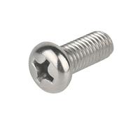 2-50 Uds M1/M1.2/M1.4/M1.6/M2/M2.5/M3/M3.5/M4/M5/M6M/8/M10 Tornillos De Cabeza Redonda Acero Inoxidable 304(25mm,M2.5-30pcs)