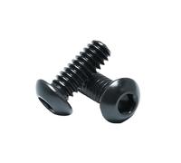 2-50 Uds M2 .5 M3 M4 M5 M6 M8 M10 Tornillos De Cabeza Botón Hexagonal Negro Acero Aleación Grado 8, ISO7380(M3 50pc,16mm)