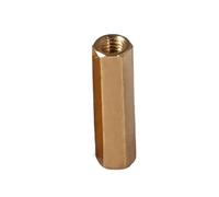 2-50 Uds Pilares Hexagonales Latón Hembra-hembra Espaciador Pernos Separadores Tornillos Tuercas M3 M4(50pcs,M4x60)