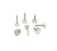 2-50 Uds tornillos moleteados de cabeza alta escalonados de acero inoxidable M2 M2.5 M3 M4 perilla de mano perno de apriete(10PCS,M4 x 30mm)