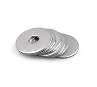 2/50X M2.5 M3 M4 M5 M6 M8 M10 M12 M14 M16 A2-70 Arandela plana de gran tamaño, más ancha, junta lisa Arandelas Metalicas(M3.5 50pcs)