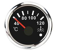 2 "52mm Auto Boost Gaost Bar PSI Agua Temp Óleo TEMP TEMP OIL PRENSA PRENSA COMBUSTIBLE MEGURO DE COMBUSTIBLE VOLTAJE VOLTOTETER TACTÓMETRO 12V HORA METER(Water temp bs)