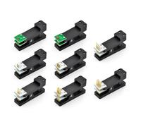 2.54 2.0 1.5 1.27 1.25 100 Mil 50 Mil 3P 4P 5P 6P 7P 8P PCB Clip Clamp Fixture Probe Pogo Pin Download Program Burn 1.27mm Double Row6P