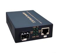 2.5G SFP óptico TranFor SCeiver compatible con convertidores de medios para SC fibra monomodo 1310 1550nm longitud de onda 12V DC Voltaje de entrada