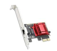 2,5G Tarjeta de Red Ethernet PCIe AYWHP RTL8125B Chip Gigabit Ethern para Tarjeta de Red Tarjeta WiFi pc Compatible con Windows/Li-nux