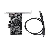 2.5Gbps PCI-E PCI Express FireWire de 3 Puertos 1394 (2 * 9 Pines+6 Pines) a IEEE 1394, Adaptador Tarjeta Controladora con Cable Firewire Tarjeta de Escritorio 800Mbps Tarjeta de Captura de Imagen HD