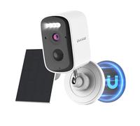 2.5K Camara Vigilancia WiFi Exterior Solar, Camara Bateria sin Cables2.4GHz