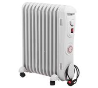 2.5kW 11 Elementos, Radiador de Aceite Con 24Hr Temporizador, Blanco - EH1846