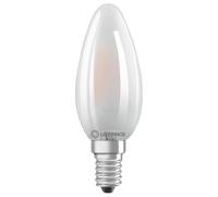 2.5W LED Esmerilado Bombilla Tipo Vela , E14, 2700K, 470lm, No Regulable -