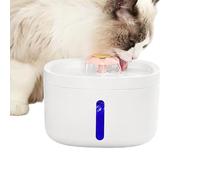 2.6 L Cat Water Fountain with USB Charging - Ultra Quiet Automatic Pet Waterer & Dog Water Dispenser - Indoor Drinking Fountain for Kittens, Puppies & Small Animals, Perfect for Home, Apartment & Trav