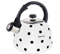 2,6 L de agua Hervidor para Whistling Kettle Tetera Tetera Hervidor de agua rojo