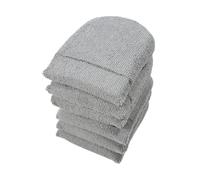 2/6 manoplas de microfibra suave for aplicar cera coche, esponja pulido, almohadilla espuma for limpieza y detalles del(Gray 6 pcs)