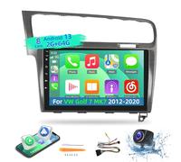 [2+64G] 8 Core Radio Android 13 para VW Golf 7 MK7 2012-2020 con Carplay y Android Auto - Pantalla Táctil IPS de 10,1 Pulgadas Radio Coche con DSP Mirror Link WiFi GPS SWC + Cámara de Visión Trasera