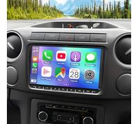 2+64G Android 14 Auto Radio Coche con CarPlay y Android Auto para VW Amarok 2009-2016, Pantalla táctil de 9 Pulgadas Autoradio Estéreo Reproductor con GPS Navegación FM RDS SWC WiFi Cámara de reversa