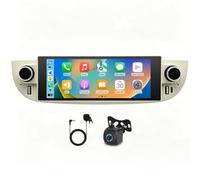 2+64G Android 14 Doble DIN Autorradio para Fiat 500 2007-2015, 6.86 inch Touch Screen GPS Navigation for Fiat 500 Head Unit Wireless Carplay Android Auto Upgrade Bluetooth AHD Backup Camera FM/RDS SWC