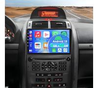 2+64G Android 15 Auto Radio Coche con CarPlay Android Auto para Peugeot 407 2004-2008, pantalla táctil de 9 pulgadas Autoradio Estéreo Reproductor con navegación GPS Mirror Link RDS SWC WiFi Bluetooth