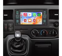 2+64G Android 15 Auto Radio Coche para Ford Transit 2006-2011,2 DIN 7 Zoll Touchscreen Auto Stereo Touch Screen Radio Bluetooth Multimediale con GPS WiFi FM Mirror Link Backup Camera