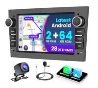 [2+64G] Android Radio de Coche para Opel Astra Antara Vectra Corsa Zafira Meriva Vivaro Combo Wireless Carplay Android Auto, 7'' Pantalla Táctil Radio WiFi/Bluetooth/GPS/Camara Marcha Atras/FM/RDS/SWC