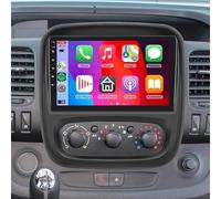 2+64G Car Stereo for Vauxhall Vivaro B 2014-2019 Wireless Carplay Android Auto Head Unit for Opel Trafic Radio 9" Touch Screen 2 DIN Radio Android 14 GPS Navi Bluetooth FM/RDS Backup Camera