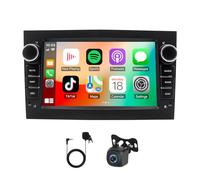 2+64G Double DIN Car Stereo for Opel Vauxhall Astra 2004-2009, Astra Corsa 2006-2011 Upgrade Radio with Wireless Carplay, 7" Touchscreen Radio Head Unit Bluetooth DSP GPS Navi Mirror Link WiFi FM/RDS