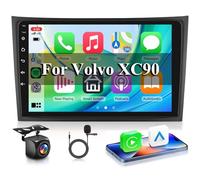 【2+64G】 Hodozzy Carplay Radio Coche para Volvo XC90 2004-2013, Android Radio Coche 10 Pulgada Touchscreen con Android Auto/DSP/WiFi/GPS/RDS/FM/Bluetooth/USB