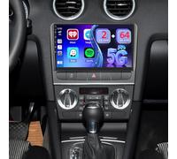 2+64GB Android Radio de Coche para Audi A3 2003-2012, S3 2006-2012, RS3 2011-2012, Wireless Carplay Android Auto, 9 Pulgadas Bluetooth Pantalla Táctil Autoradio con Cámara Trasera, GPS, WiFi, FM RDS